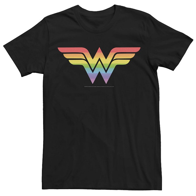 Tee Wonder Shop Rainbow free Popular Logo DC Comics Adult Woman shipping - enjoy Pride